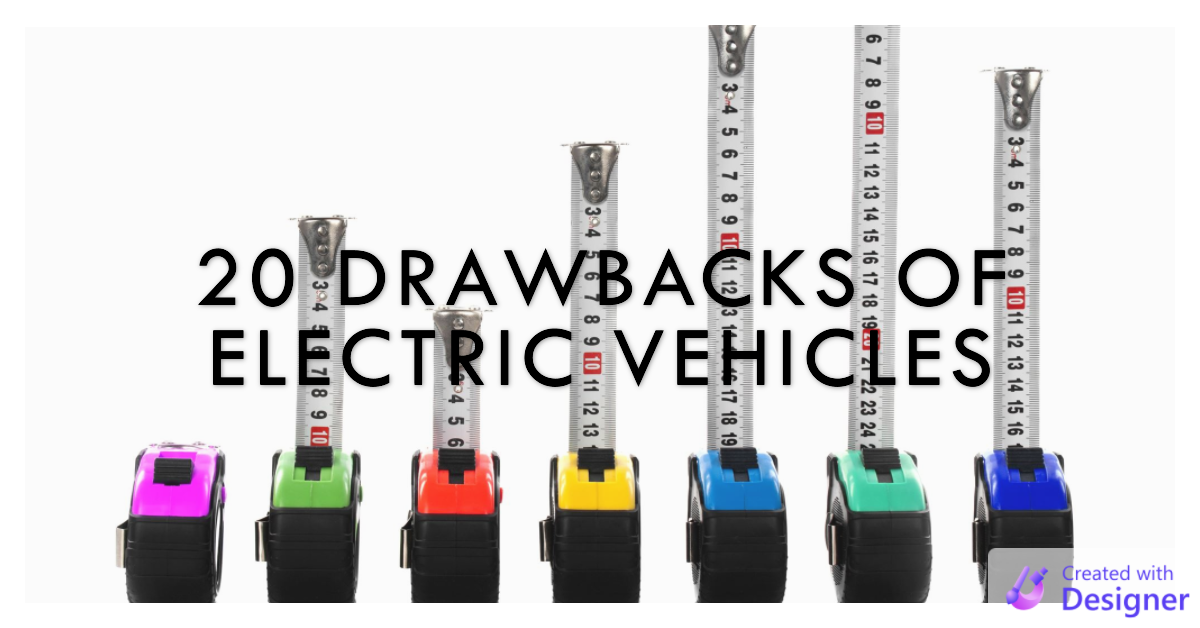 drawbacks of electric vehicles